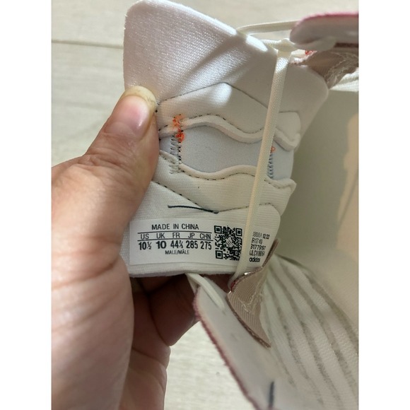 NWT Adidas Adizero Parley M Running Shoes White Pink Men's Size 10.5 HR1749 - Picture 5 of 7